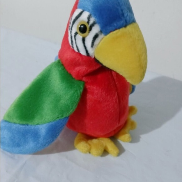 Colorful Plush Parrot Toy